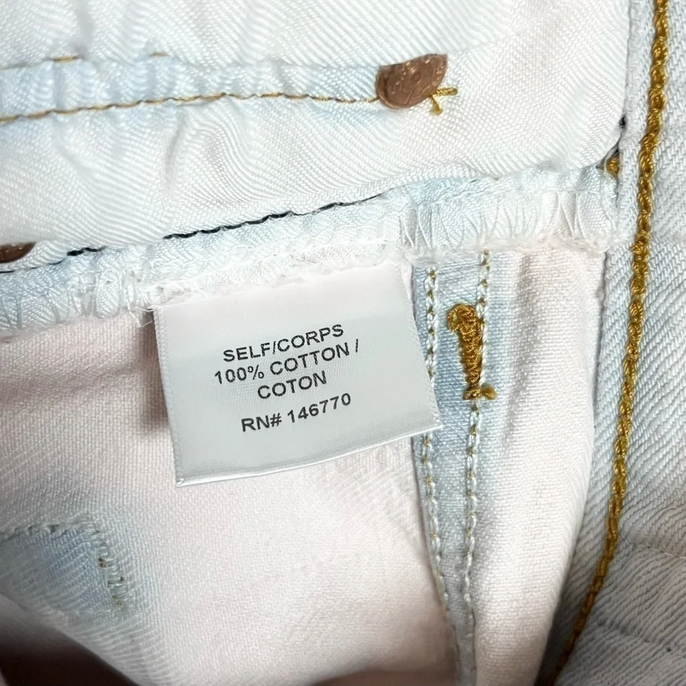 NWT RE/DONE X‎ LEVI’S High Waist Pastel Pink Upcycled Denim Cutoff Jean Short 28